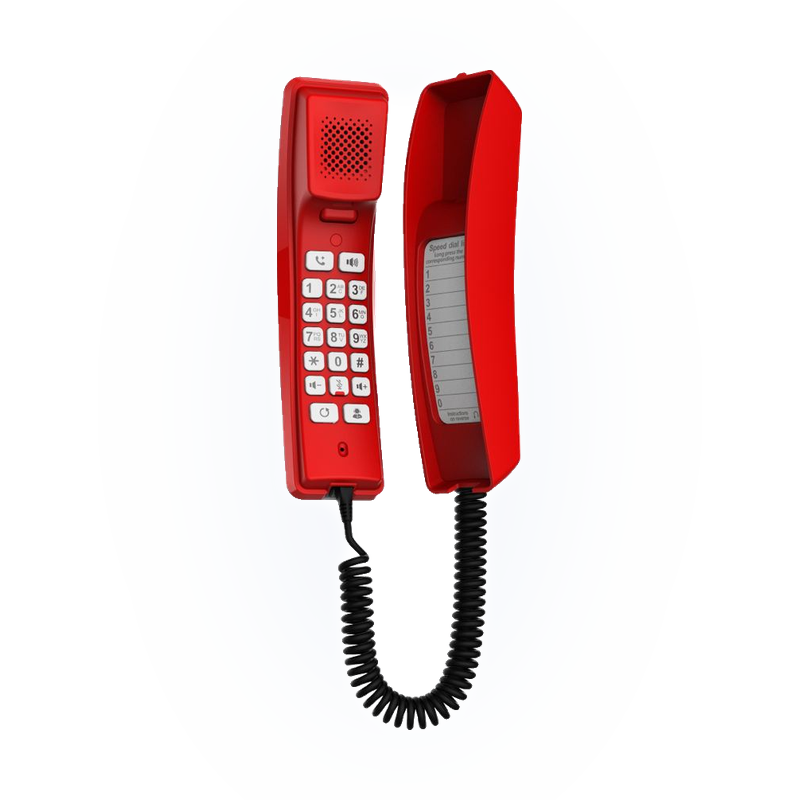 Настенный IP-телефон Fanvil H2U красный