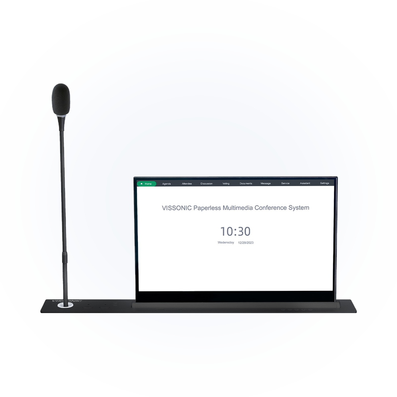 Выдвижные мониторы с микрофоном Vissonic серии LSSCM