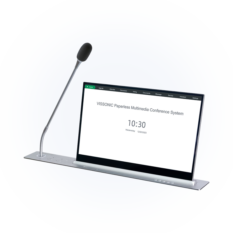 Выдвижные мониторы с микрофоном Vissonic серии LSSCM