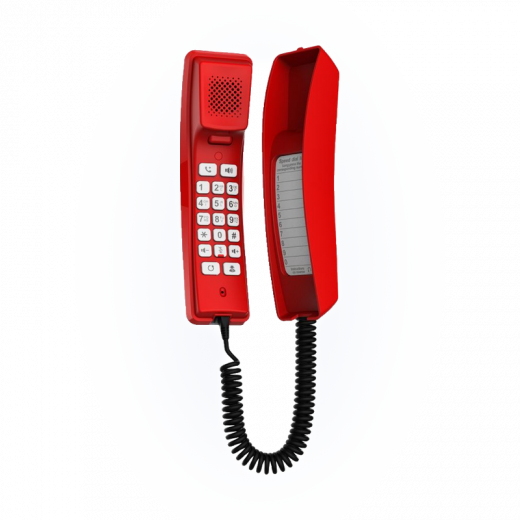 Настенный IP-телефон Fanvil H2U красный