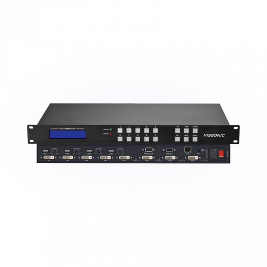 Матричный коммутатор DVI 4×4 Vissonic VIS-DVI0404-VW