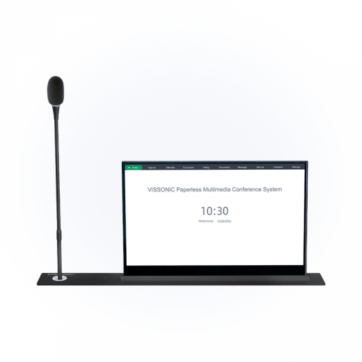 Выдвижные мониторы с микрофоном Vissonic серии LSSCM
